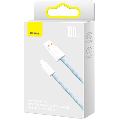 Кабель Baseus Dynamic Series Fast Charging Type-C 100W (1m) CALD000603 Blue