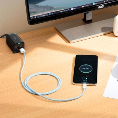 Кабель Baseus Dynamic Series Fast Charging Type-C 100W (1m) CALD000603 Blue