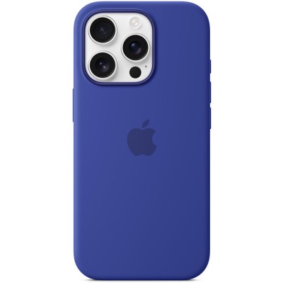 Чохол Silicone case (AAA) full with Magsafe and Animation для Apple iPhone 16 Pro (6.3") Ultramarine Чохол Silicone case (AAA) full with Magsafe and Animation для Apple iPhone 16 Pro (6.3") Ultramarine