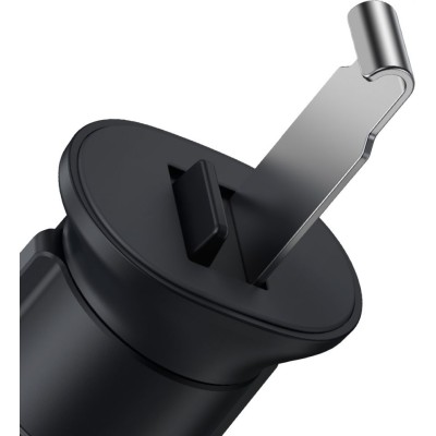 Автомобільний тримач Baseus Metal Age 2 Gravity Air Outlet Car Mount SUJS000013 dark gray