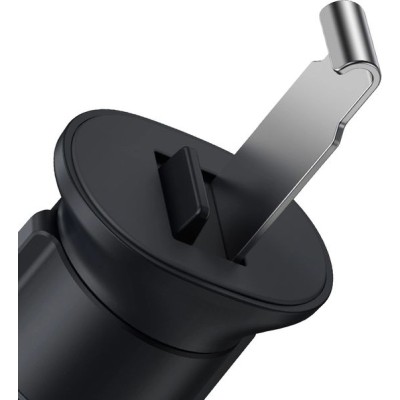 Автомобільний тримач Baseus Metal AgeⅡ Gravity Car Mount（Air Outlet Version）Black SUJS000001