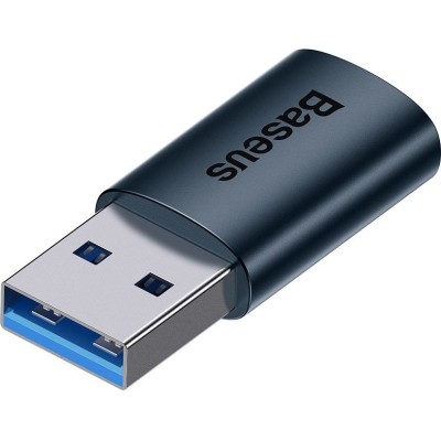 Адаптер Baseus Ingenuity Series Mini OTG Adaptor USB 3.1 To Type-C (ZJJQ000103) Blue