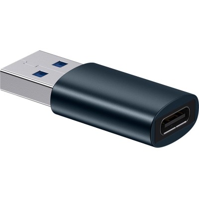 Адаптер Baseus Ingenuity Series Mini OTG Adaptor USB 3.1 To Type-C (ZJJQ000103) Blue