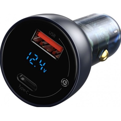 АЗП Baseus Particular Digital Display PPS Dual Quick Charger 65W USB + Type-C CCKX-C0G (gray) АЗП Baseus Particular Digital Display PPS Dual Quick Charger 65W USB + Type-C CCKX-C0G (gray)