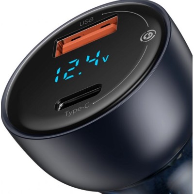 АЗП Baseus Particular Digital Display PPS Dual Quick Charger 65W USB + Type-C CCKX-C0G (gray) АЗП Baseus Particular Digital Display PPS Dual Quick Charger 65W USB + Type-C CCKX-C0G (gray)