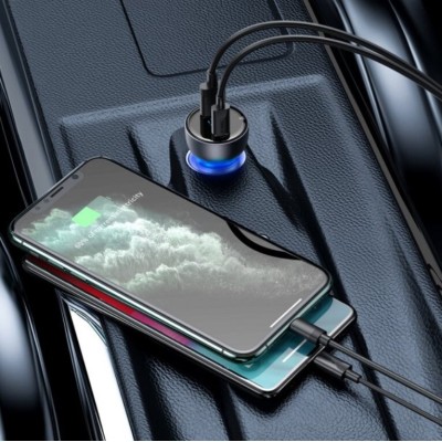 АЗП Baseus Particular Digital Display PPS Dual Quick Charger 65W USB + Type-C CCKX-C0G (gray) АЗП Baseus Particular Digital Display PPS Dual Quick Charger 65W USB + Type-C CCKX-C0G (gray)