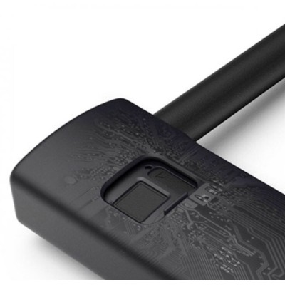 Велозамок зі сканером відбитка пальця Xiaomi AreoX U-lock Smart Fingerprint U8 (220 мм)