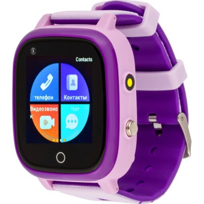 Дитячий смарт-годинник AmiGo GO005 4G WIFI Thermometer Purple
