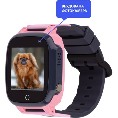 Дитячий смарт-годинник AmiGo GO008 MILKY GPS WIFI Pink
