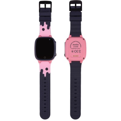 Дитячий смарт-годинник AmiGo GO008 MILKY GPS WIFI Pink