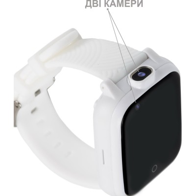 Дитячий смарт-годинник с видеозвонком AmiGo GO006 GPS 4G WIFI White
