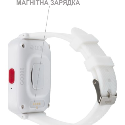 Дитячий смарт-годинник с видеозвонком AmiGo GO006 GPS 4G WIFI White