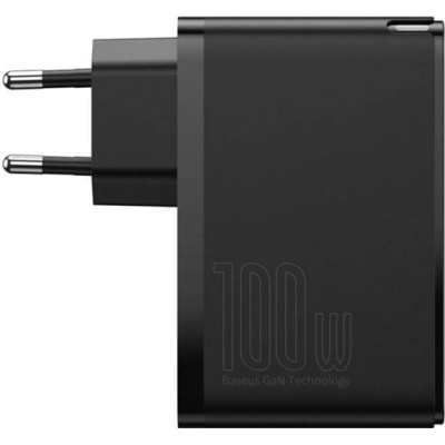 Зарядний Пристрій Baseus GaN2 Pro Quick Charger 100W CCGAN2P-L01 (2Type-C + 2USB) Black