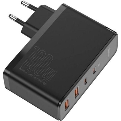 Зарядний Пристрій Baseus GaN2 Pro Quick Charger 100W CCGAN2P-L01 (2Type-C + 2USB) Black