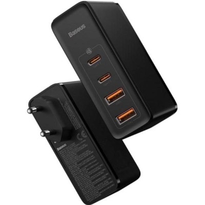 Зарядний Пристрій Baseus GaN2 Pro Quick Charger 100W CCGAN2P-L01 (2Type-C + 2USB) Black