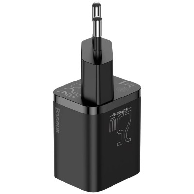 Зарядний Пристрій Baseus Super Si Quick Charger 1C 25W (CCSP020101) Black