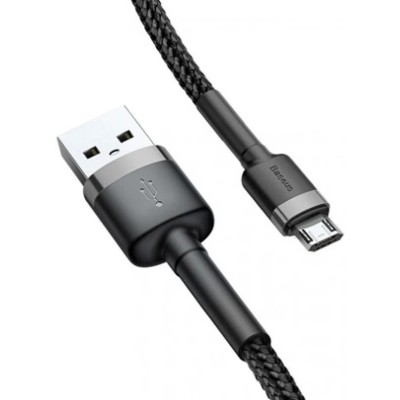 Кабель Baseus Cafule MicroUSB (CAMKLF-CG1) Black 2m