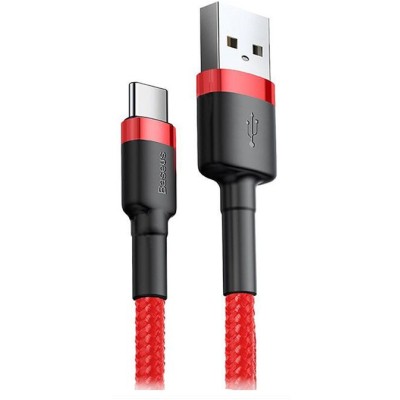 Кабель Baseus Cafule Type-C 2 A 2М (CATKLF-C09) Red
