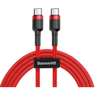 Кабель Baseus Cafule Type-C/Type-C (CATKLF-G09) Red 1m Кабель Baseus Cafule Type-C/Type-C (CATKLF-G09) Red 1m
