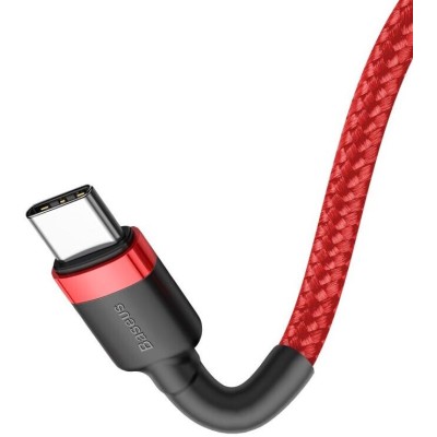 Кабель Baseus Cafule Type-C/Type-C (CATKLF-G09) Red 1m Кабель Baseus Cafule Type-C/Type-C (CATKLF-G09) Red 1m