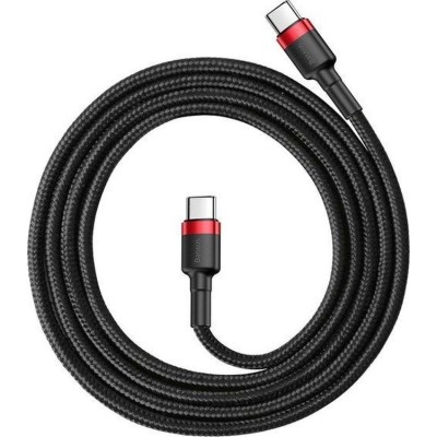 Кабель Baseus Cafule USB Type-C 3A 1.0 М (CATKLF-G91) B-Red
