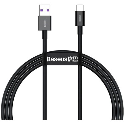 Кабель Baseus Superior Series Type-C 66W (CATYS-01) Black 1m Кабель Baseus Superior Series Type-C 66W (CATYS-01) Black 1m