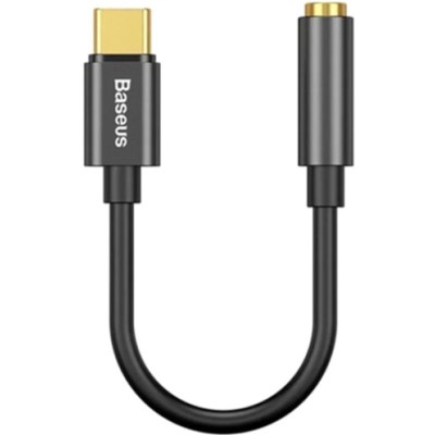 Кабель-перехідник Baseus Type-C Male To 3.5 Mm Female Adapter L54 (CATL54-01) Black