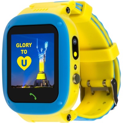 Смарт-годинник Для дітей AmiGo GO004 GLORY Blue-Yellow
