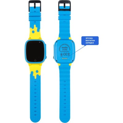 Смарт-годинник Для дітей AmiGo GO008 GLORY GPS WIFI Blu-Yel