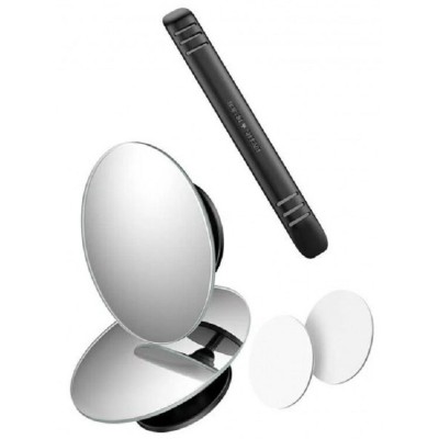 Автомобільне додаткове дзеркало обзору сліпих зон Baseus full view blind spot rearview mirrors (ACMDJ-01) Black