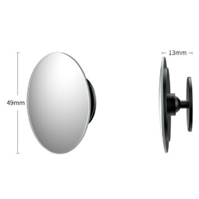 Автомобільне додаткове дзеркало обзору сліпих зон Baseus full view blind spot rearview mirrors (ACMDJ-01) Black