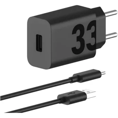 Зарядний пристрій MOTOROLA 33W USB-А + кабель 1m (PG38C06448) ч