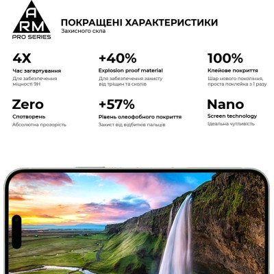 Захисне скло ArmorStandart Black(ARM71486) для Apple iPhone 15 Plus