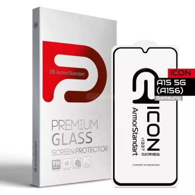 Захисне скло Samsung A155 (A15) ArmorStandart Icon (ARM74603) Black