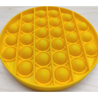 Іграшка антистрес Rodent Pioneer Pop It Yellow circle Plastic bag (SD-GT-C001)