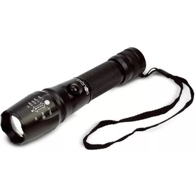 Ліхтар Solight WN13 Professional rechargeable LED flashlight,T6 XML Cree LED,600lm, Li-Ion, Black (971619)