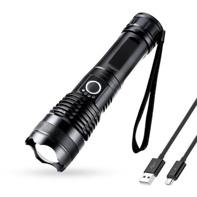 Ліхтар акумуляторний WN34 Solight LED flash light1000lm,2800mAh Li-Ion,USB (968560)