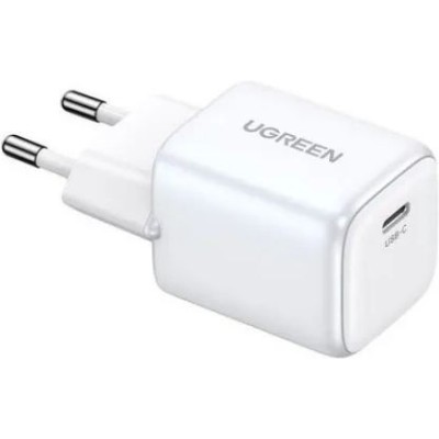 Мережевий Зарядний пристрій UGREEN CD318 Nexode Mini 20W PD GaN Tech Charger (15324) White