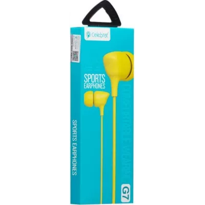 Навушники Celebrat G7 Yellow