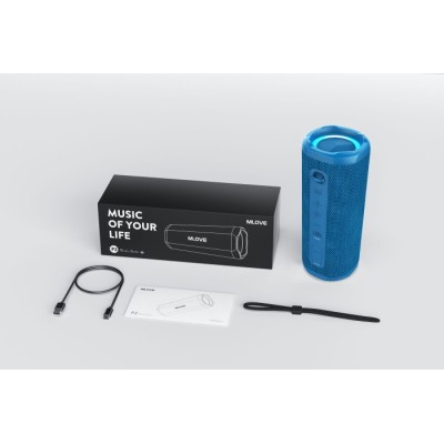 Портативна акустика Mlove P2 IPX7 Waterproof Blue