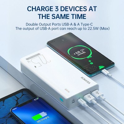 Портативна батарея Romoss 30000mAh Sense8F (PHP30-711-1133H) Портативна батарея Romoss 30000mAh Sense8F (PHP30-711-1133H)