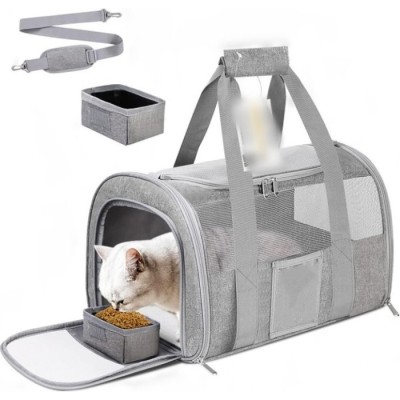 Рюкзак-переноска для тварин NN Pet Outdoor Travel Cat Carrier Bag APJ039 Сірий Рюкзак-переноска для тварин NN Pet Outdoor Travel Cat Carrier Bag APJ039 Сірий