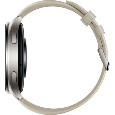 Смарт-годинник Xiaomi Watch 2 Titan BHR9306GL Gray Case White Leather Strap