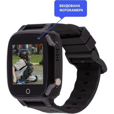 Смарт-часы для детей AmiGo GO008 MILKY GPS WIFI Black