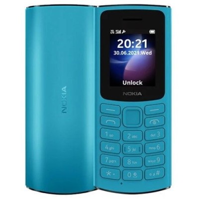 Телефон Nokia 105SS 2023 Cyan