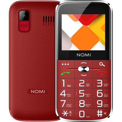 Телефон Nomi i220 Red (Червоний)