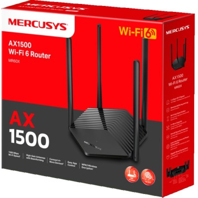 Точка доступу з функцією маршрутизації, мережеве обладнання 1500MBPS 3PORT MR60X MERCUSYS