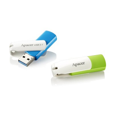 Флеш-память USB Apacer AH335 32GB Green (AP32GAH335G-1)