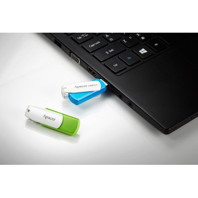 Флеш-память USB Apacer AH335 32GB Green (AP32GAH335G-1)