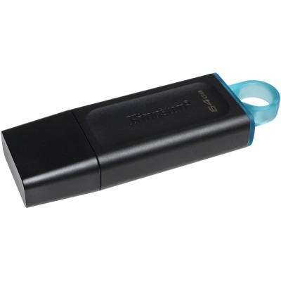Флеш-пам'ять USB Kingston DataTraveler Exodia 64GB Black+Teal (DTX/64GB)